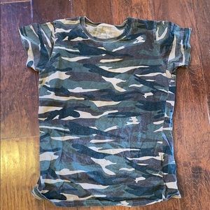 Camouflage t shirt
